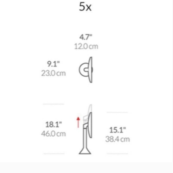 Simplehuman Sensor 5x Mirror - Picture 3 of 8